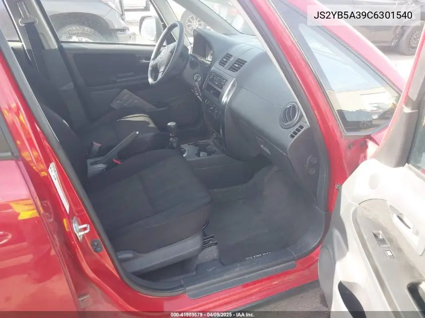 2012 Suzuki Sx4 Premium/Tech Valu Pkg (Nav) VIN: JS2YB5A39C6301540 Lot: 41989579