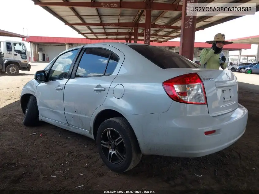 2012 Suzuki Sx4 Le/Le Popular VIN: JS2YC5A38C6303583 Lot: 42216392