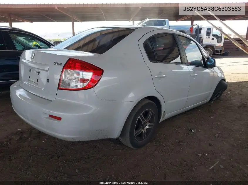 2012 Suzuki Sx4 Le/Le Popular VIN: JS2YC5A38C6303583 Lot: 42216392