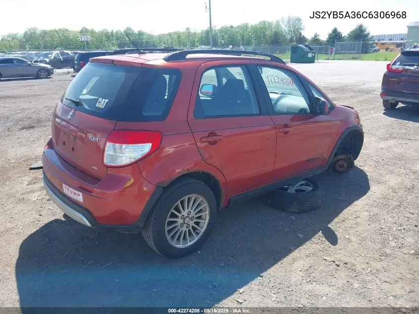 2012 Suzuki Sx4 Premium/Tech Valu Pkg (Nav) VIN: JS2YB5A36C6306968 Lot: 42274208