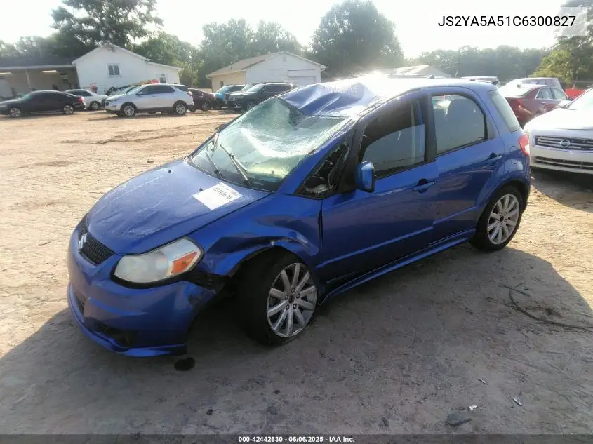 2012 Suzuki Sx4 Technology (Nav) VIN: JS2YA5A51C6300827 Lot: 42442630