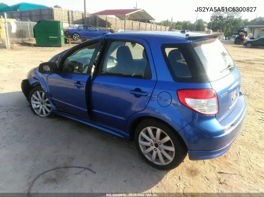 2012 Suzuki Sx4 Technology (Nav) VIN: JS2YA5A51C6300827 Lot: 42442630