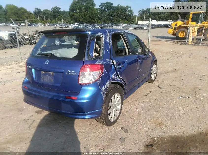 2012 Suzuki Sx4 Technology (Nav) VIN: JS2YA5A51C6300827 Lot: 42442630