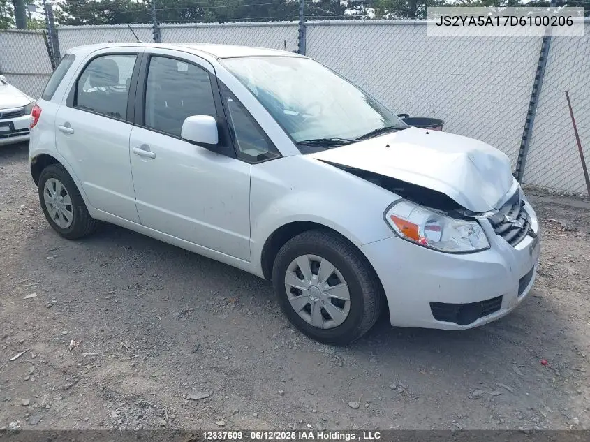 2013 Suzuki Sx4 Ja VIN: JS2YA5A17D6100206 Lot: 12337609