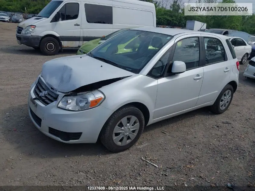2013 Suzuki Sx4 Ja VIN: JS2YA5A17D6100206 Lot: 12337609