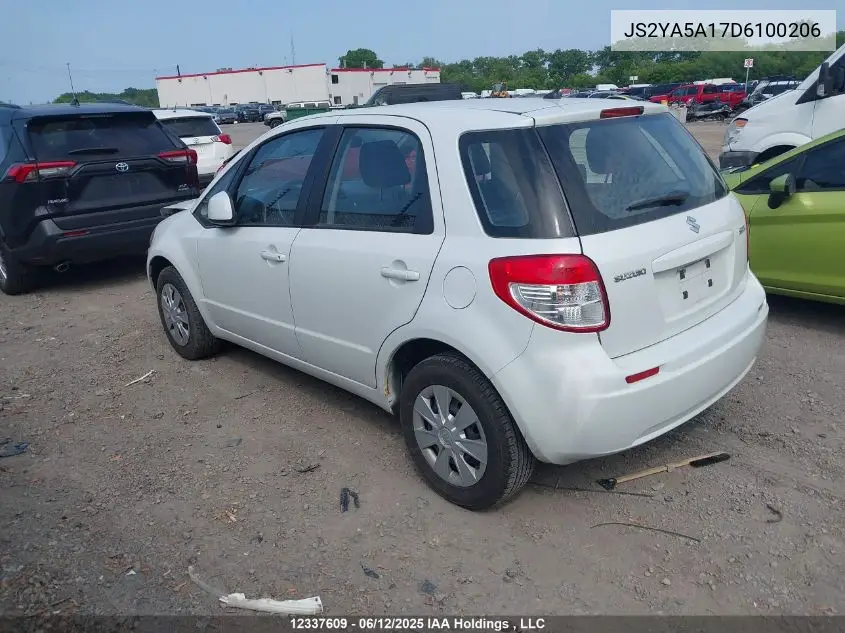 2013 Suzuki Sx4 Ja VIN: JS2YA5A17D6100206 Lot: 12337609