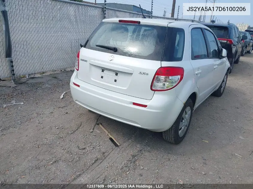 2013 Suzuki Sx4 Ja VIN: JS2YA5A17D6100206 Lot: 12337609