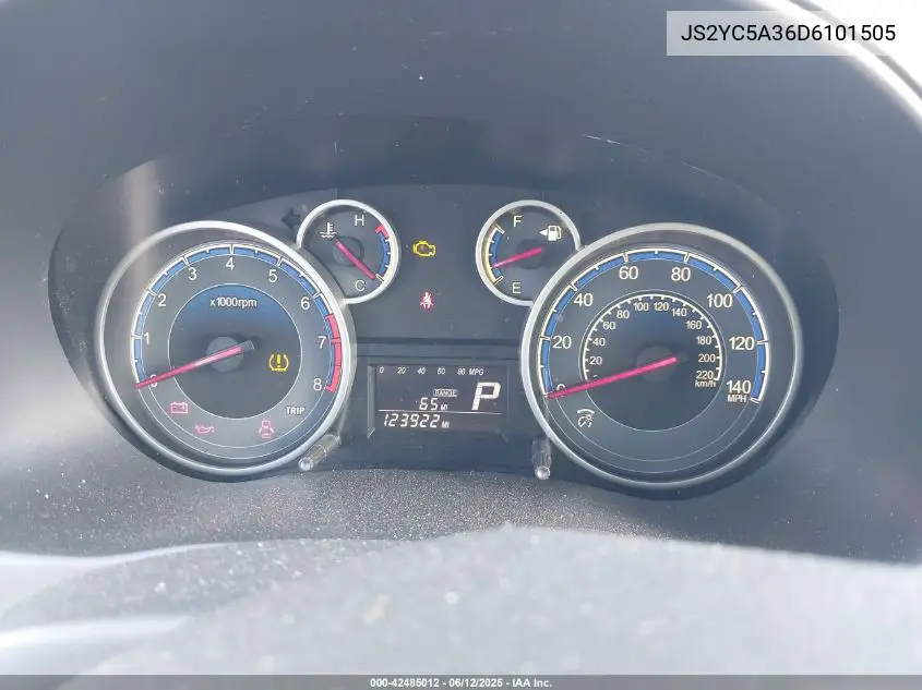 2013 Suzuki Sx4 Le/Le Popular VIN: JS2YC5A36D6101505 Lot: 42485012
