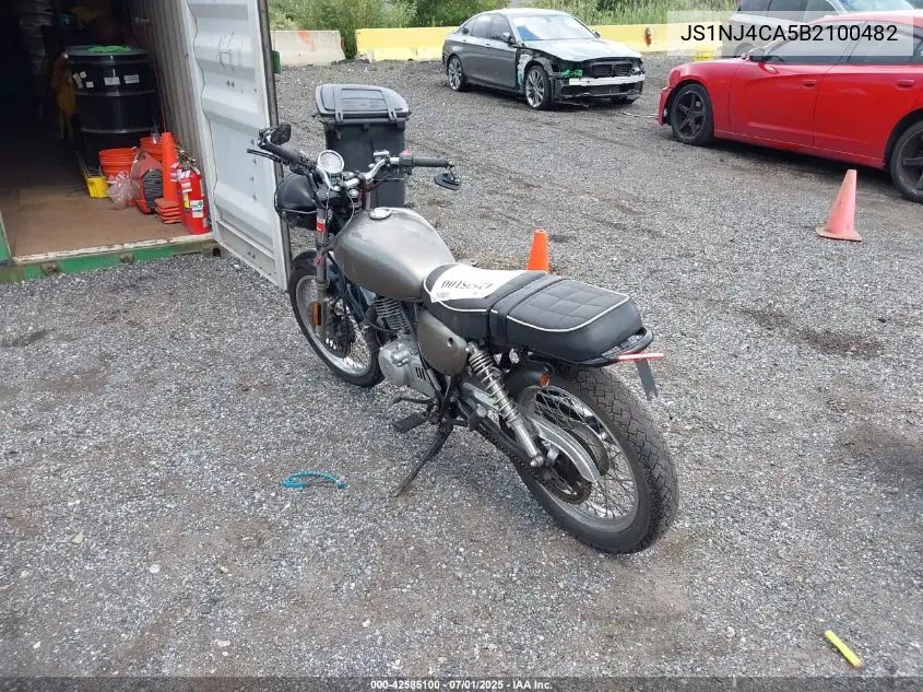 2011 Suzuki Tu250 X VIN: JS1NJ4CA5B2100482 Lot: 42585100