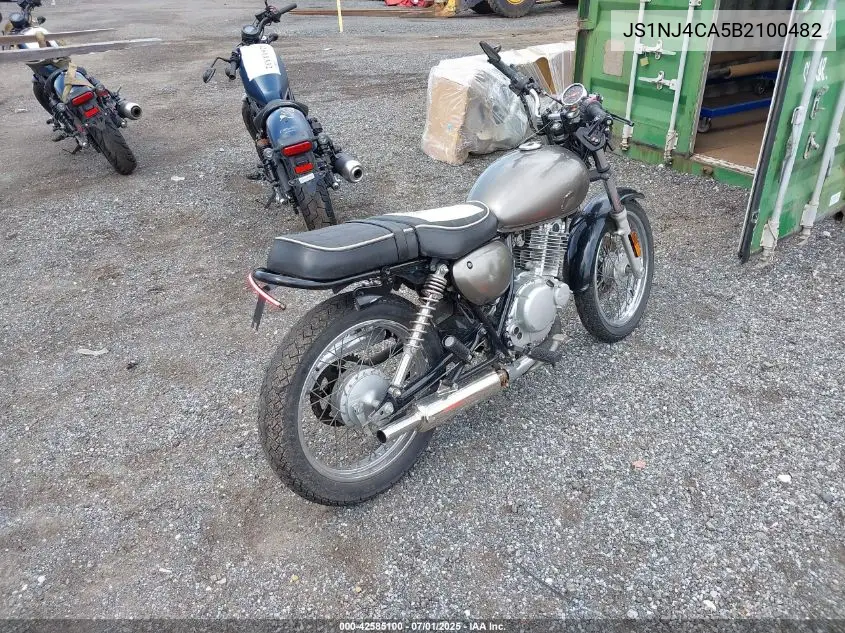 2011 Suzuki Tu250 X VIN: JS1NJ4CA5B2100482 Lot: 42585100