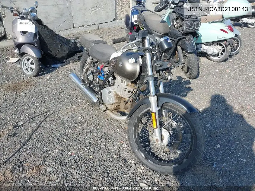 2012 Suzuki Tu250 X VIN: JS1NJ4CA3C2100143 Lot: 41663441