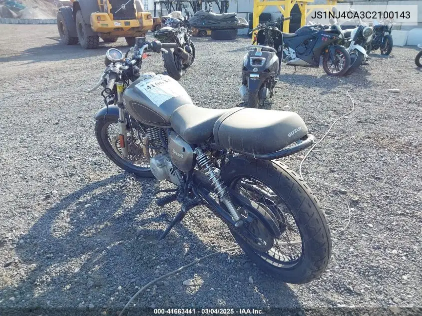 2012 Suzuki Tu250 X VIN: JS1NJ4CA3C2100143 Lot: 41663441