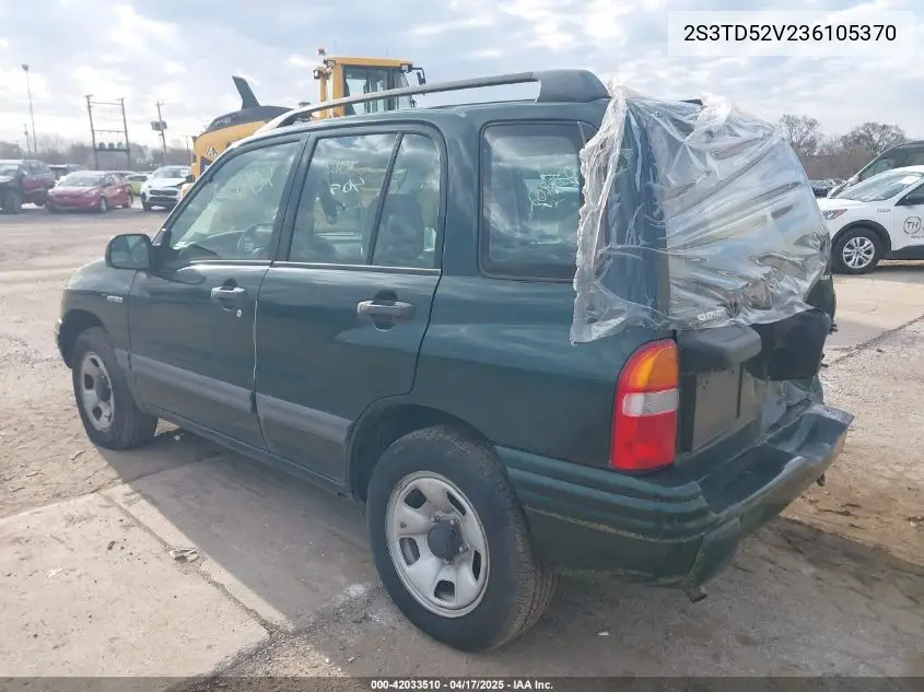 2003 Suzuki Vitara VIN: 2S3TD52V236105370 Lot: 42033510
