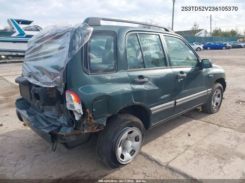 2003 Suzuki Vitara VIN: 2S3TD52V236105370 Lot: 42033510