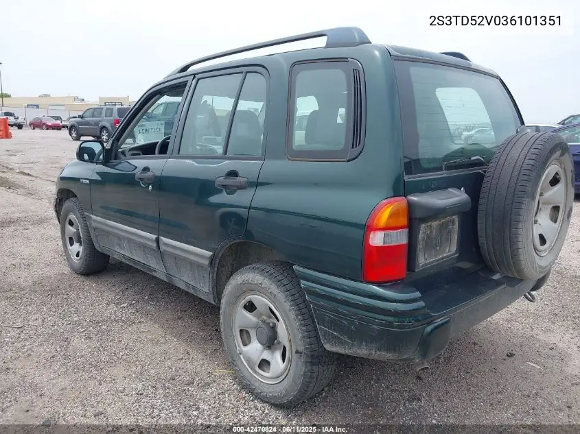 2003 Suzuki Vitara VIN: 2S3TD52V036101351 Lot: 42470824