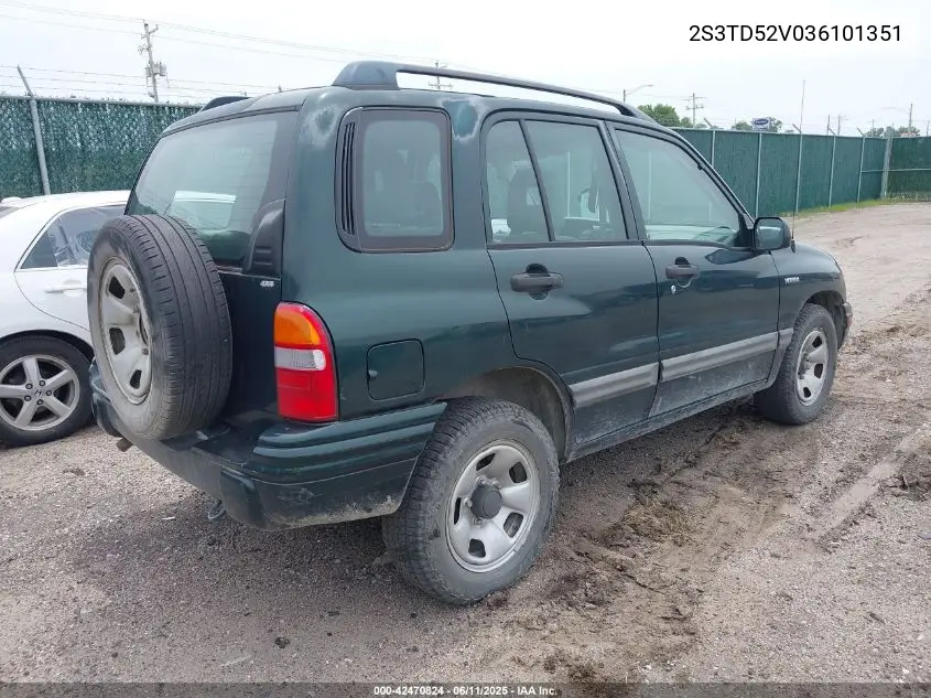 2003 Suzuki Vitara VIN: 2S3TD52V036101351 Lot: 42470824