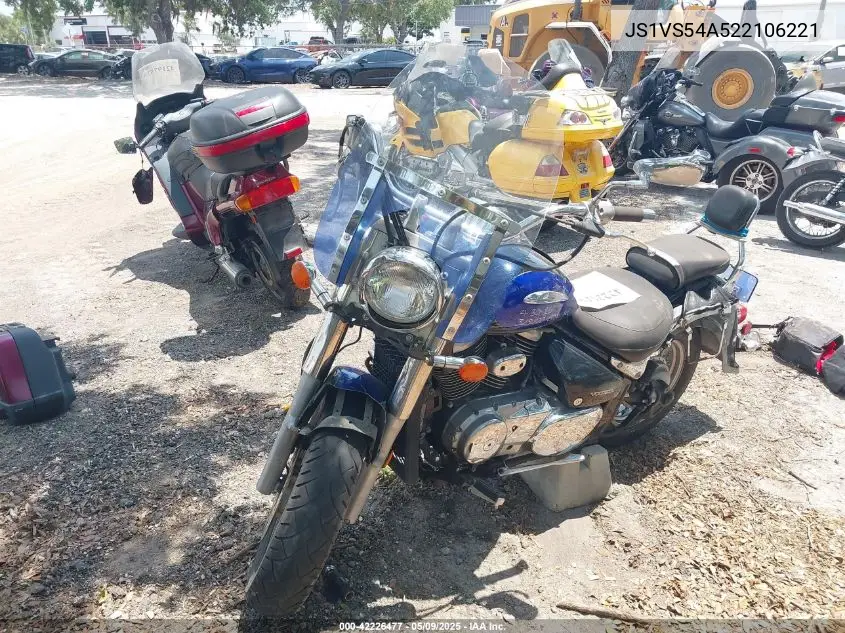 2002 Suzuki Vl800 VIN: JS1VS54A522106221 Lot: 42226477