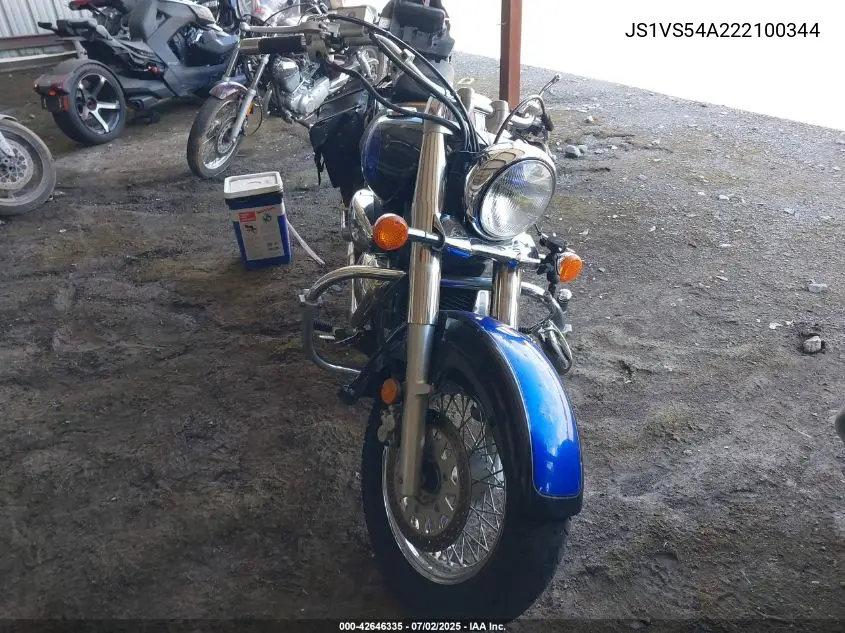 2002 Suzuki Vl800 VIN: JS1VS54A222100344 Lot: 42646335