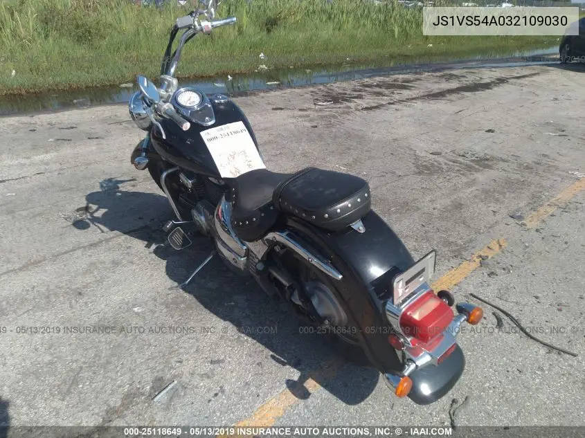 2003 Suzuki Vl800 VIN: JS1VS54A032109030 Lot: 25118649
