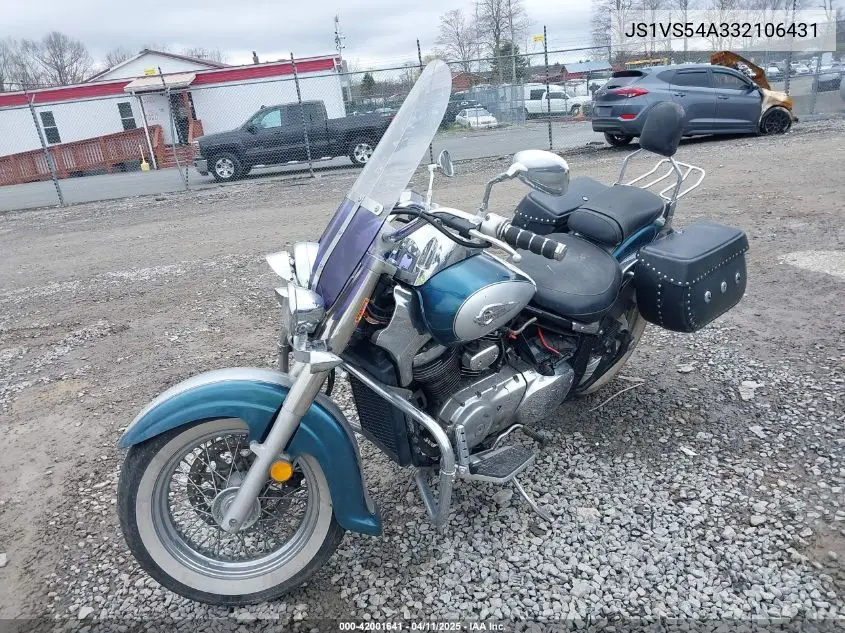 2003 Suzuki Vl800 VIN: JS1VS54A332106431 Lot: 42001641