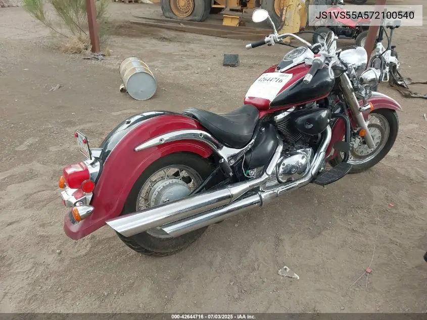 2007 Suzuki Vl800 VIN: JS1VS55A572100540 Lot: 42644716