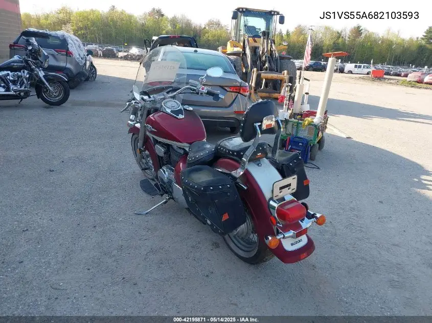 js1vs55a682103593 JS1VS55A682103593 2008 Suzuki Vl800