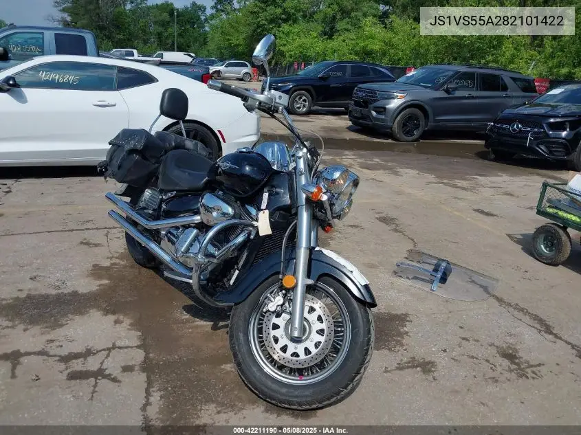 2008 Suzuki Vl800 VIN: JS1VS55A282101422 Lot: 42211190
