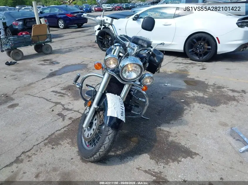 2008 Suzuki Vl800 VIN: JS1VS55A282101422 Lot: 42211190