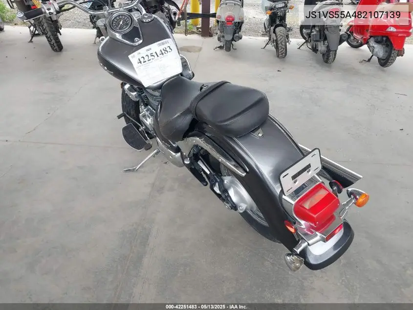 2008 Suzuki Vl800 VIN: JS1VS55A482107139 Lot: 42251483