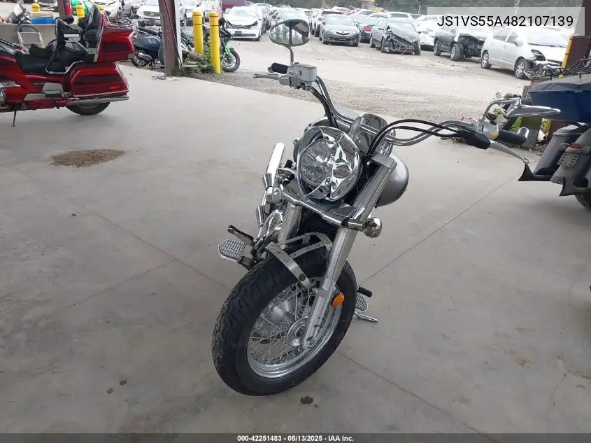 2008 Suzuki Vl800 VIN: JS1VS55A482107139 Lot: 42251483