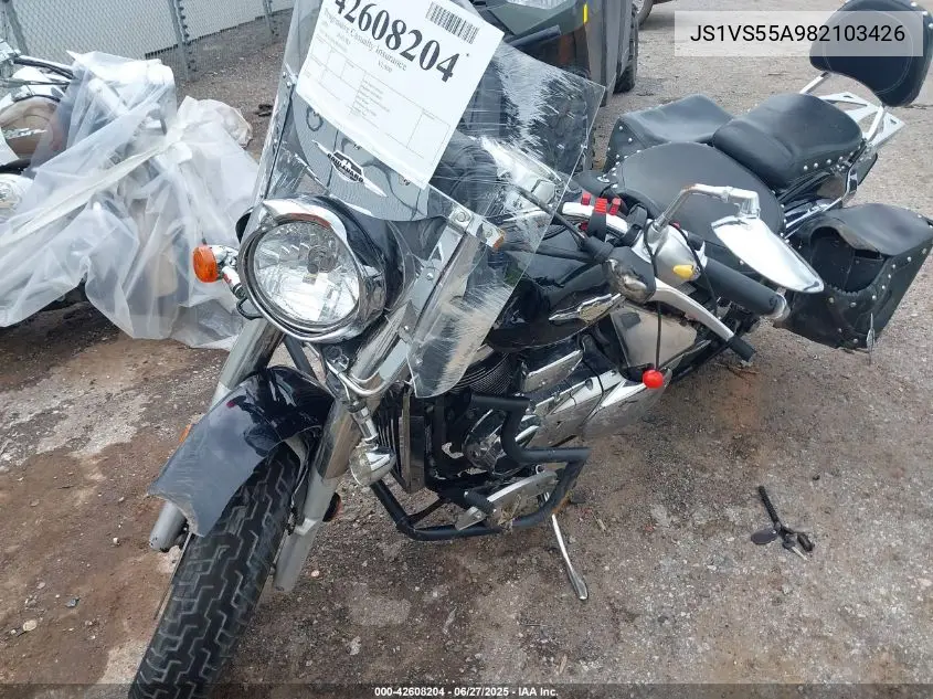 2008 Suzuki Vl800 VIN: JS1VS55A982103426 Lot: 42608204