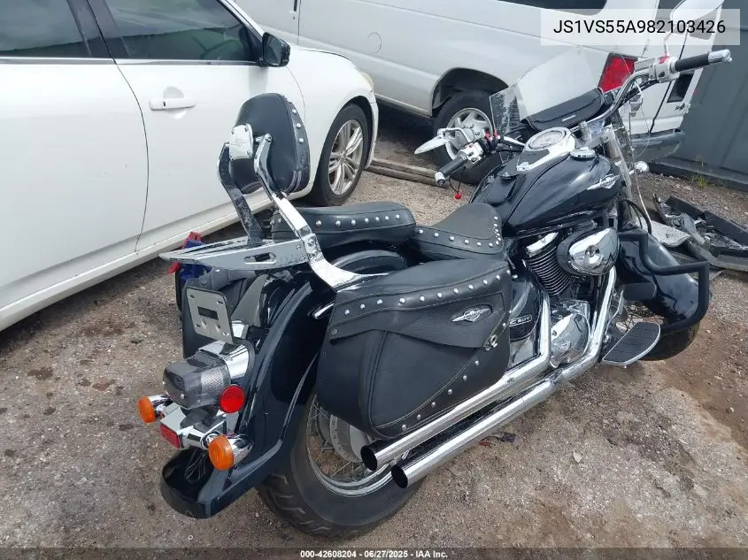 2008 Suzuki Vl800 VIN: JS1VS55A982103426 Lot: 42608204