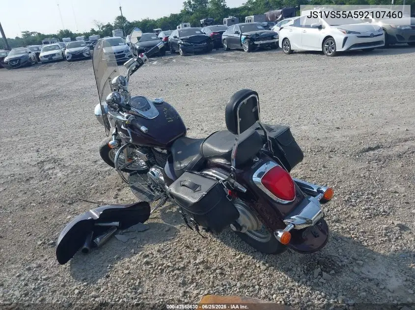 2009 Suzuki Vl800 VIN: JS1VS55A592107460 Lot: 42568630