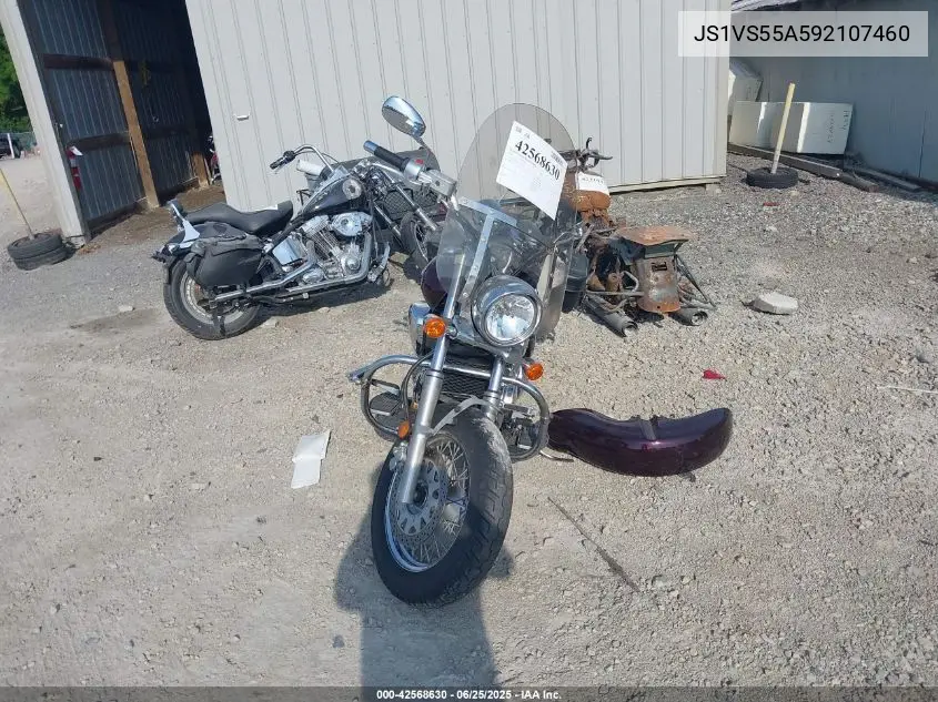 2009 Suzuki Vl800 VIN: JS1VS55A592107460 Lot: 42568630