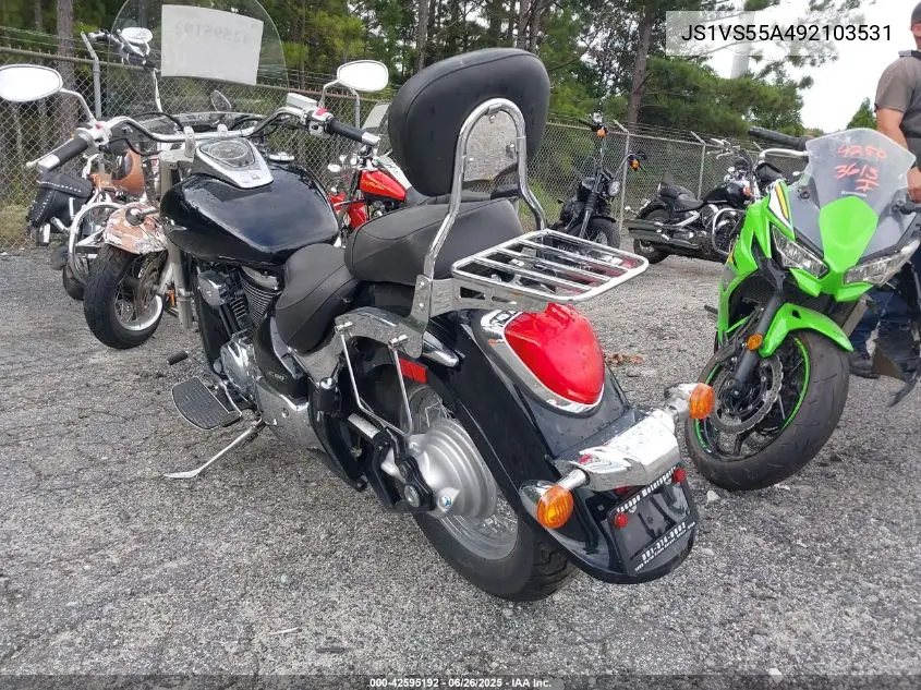 2009 Suzuki Vl800 VIN: JS1VS55A492103531 Lot: 42595192