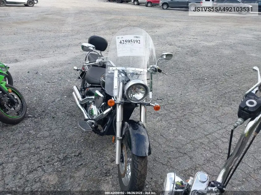 2009 Suzuki Vl800 VIN: JS1VS55A492103531 Lot: 42595192