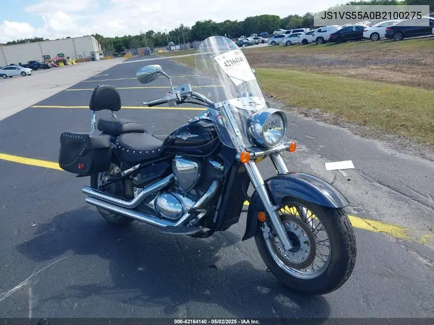 2011 Suzuki Vl800 VIN: JS1VS55A0B2100275 Lot: 42164140