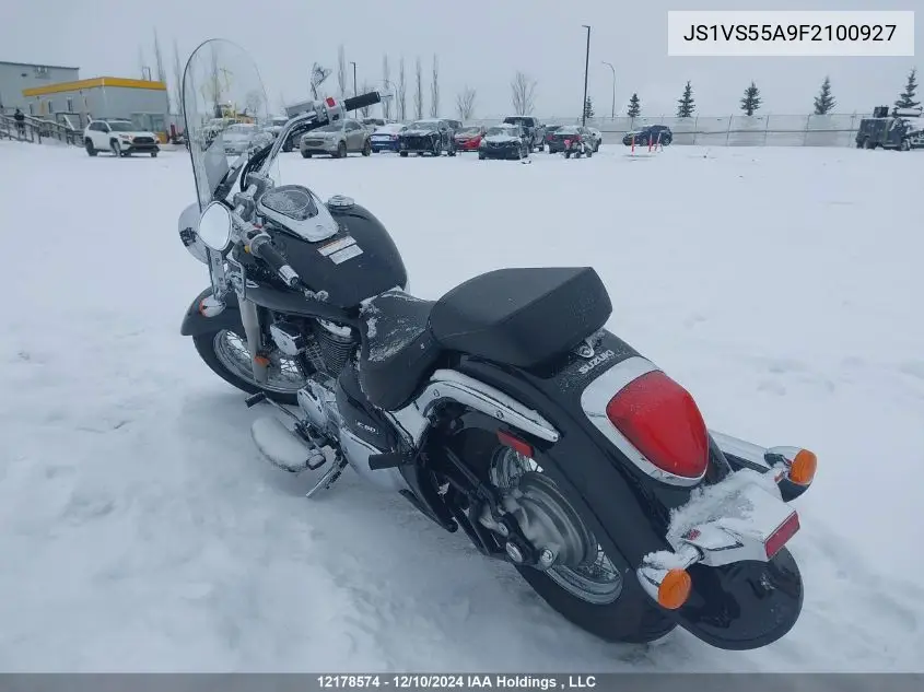 2015 Suzuki Vl800 VIN: JS1VS55A9F2100927 Lot: 12178574