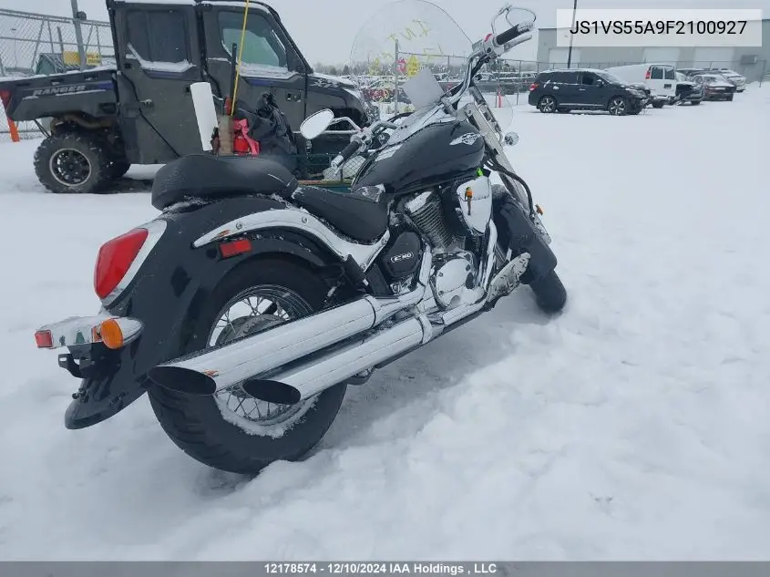2015 Suzuki Vl800 VIN: JS1VS55A9F2100927 Lot: 12178574