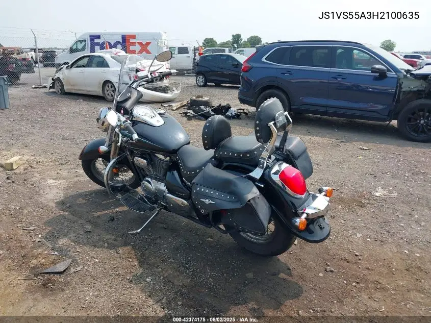 2017 Suzuki Vl800 VIN: JS1VS55A3H2100635 Lot: 42374175