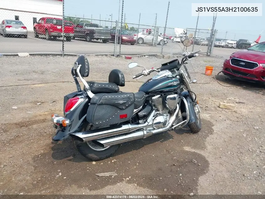 2017 Suzuki Vl800 VIN: JS1VS55A3H2100635 Lot: 42374175