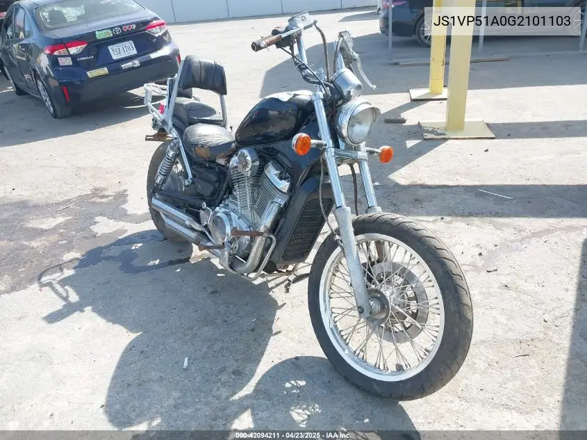 1986 Suzuki Vs700 VIN: JS1VP51A0G2101103 Lot: 42094211