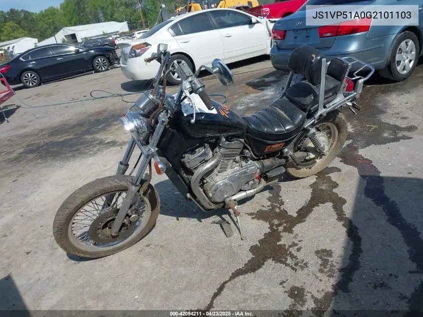 1986 Suzuki Vs700 VIN: JS1VP51A0G2101103 Lot: 42094211