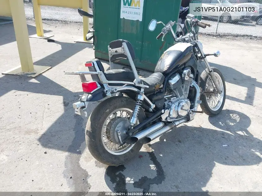 1986 Suzuki Vs700 VIN: JS1VP51A0G2101103 Lot: 42094211