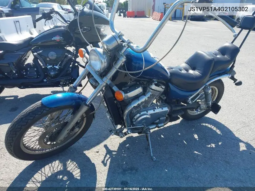 1986 Suzuki Vs700 VIN: JS1VP51A4G2105302 Lot: 42739101