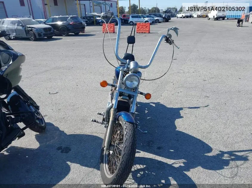 1986 Suzuki Vs700 VIN: JS1VP51A4G2105302 Lot: 42739101