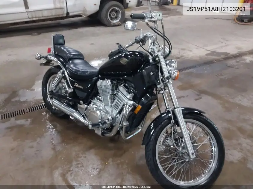 1987 Suzuki Vs700 VIN: JS1VP51A8H2103201 Lot: 42131434
