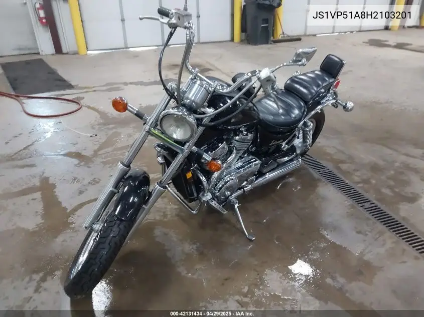 1987 Suzuki Vs700 VIN: JS1VP51A8H2103201 Lot: 42131434
