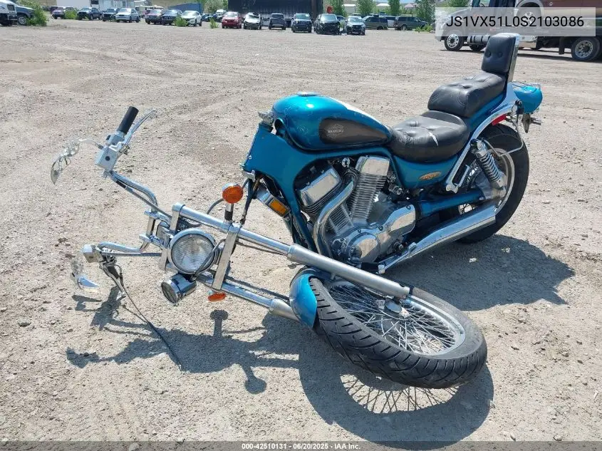 1995 Suzuki Vs1400 Glp/Gl VIN: JS1VX51L0S2103086 Lot: 42510131
