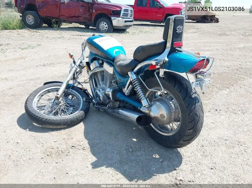 1995 Suzuki Vs1400 Glp/Gl VIN: JS1VX51L0S2103086 Lot: 42510131